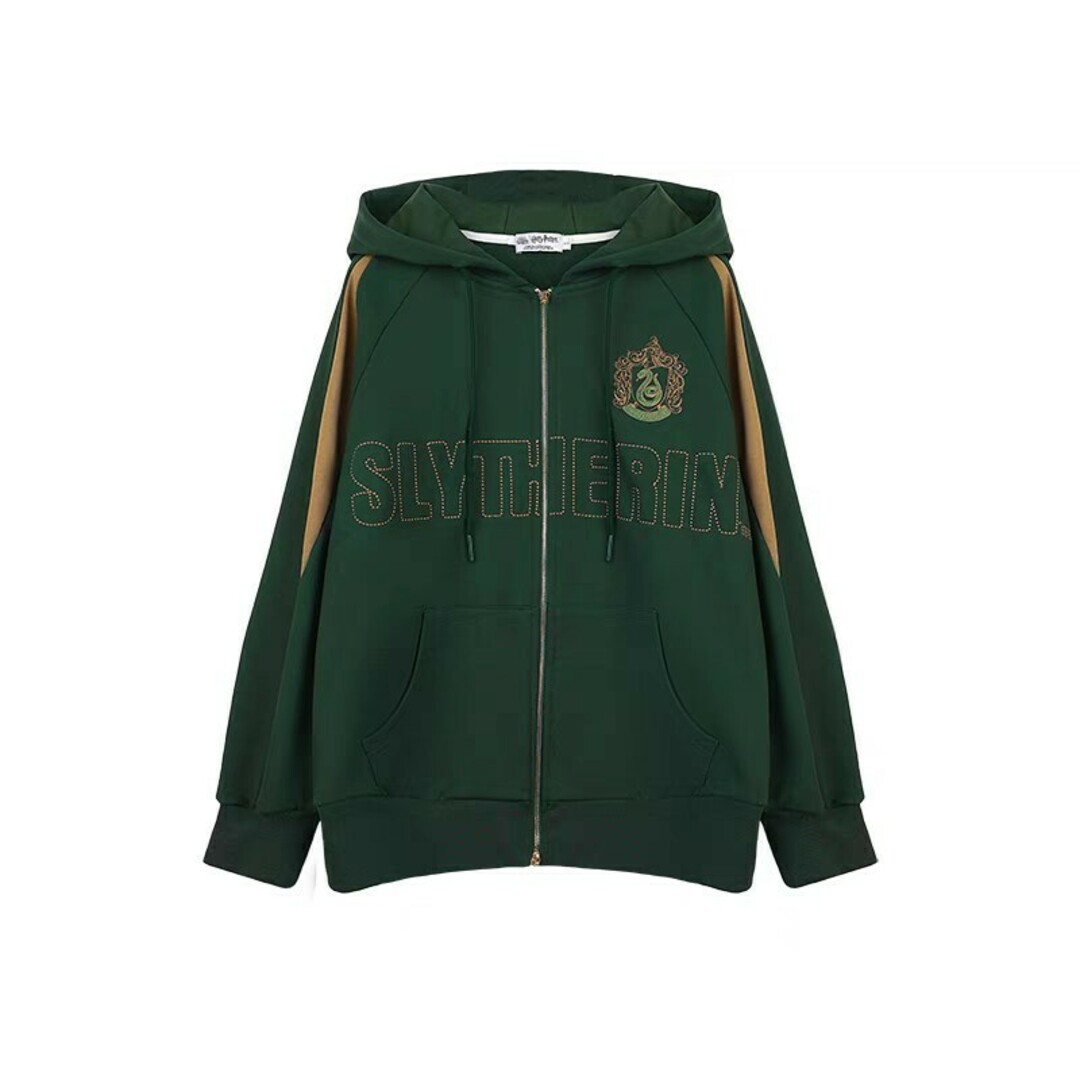 ハリーポッター KYOUKO ジップパーカー スリザリン スタジオ ハリーポッター KYOUKO ジップパーカー スリザリン スタジオ