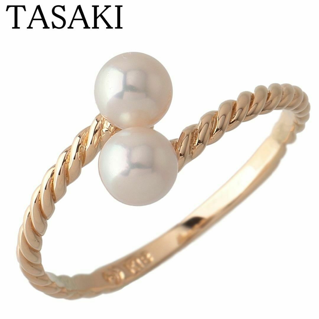 TASAKI - タサキ ベビーパール リング 約10号 K18YG 新品仕上げ済 田崎真珠 TASAKI【18861】