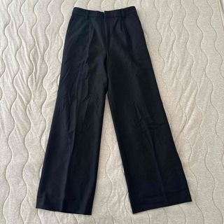 ピンキー&ダイアン ガウチョパンツ XS ベルト付き ダークブルー