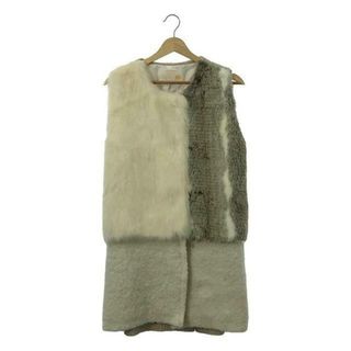 アダワズ(ADAWAS)のADAWAS / アダワス | ECO FUR GILET / エコファー ジレ ベスト | 38 | ECRU | レディース(ベスト/ジレ)
