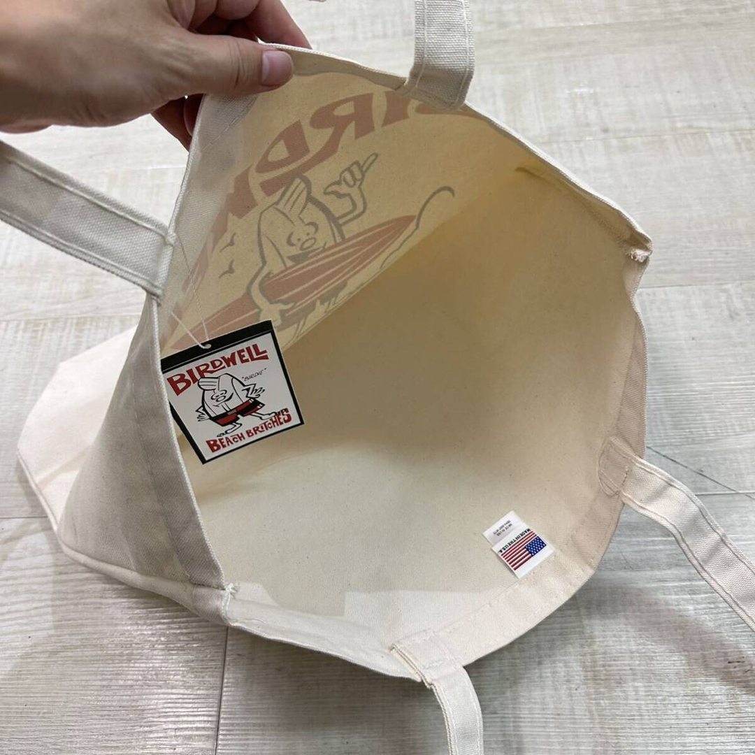 新品 バードウェル サーフィン バーディー キャンバス トート バッグ 新品 バードウェル サーフィン バーディー キャンバス トート バッグ