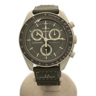 【美品】  OMEGA / オメガ | × Swatch / スウォッチ Speedmaster MoonSwatch / スピードマスター ムーンウォッチ 腕時計 | グレー系 | メンズ(腕時計(アナログ))