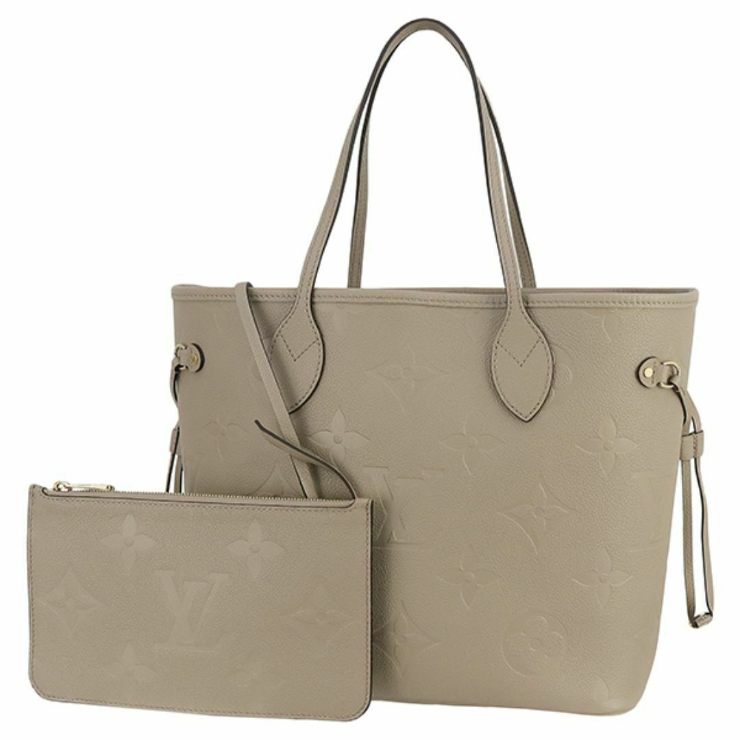 LOUIS VUITTON - ルイヴィトン ネバーフルMM モノグラムアンプラント レザー トゥルトレール  ブラウン レディース 新品 2405