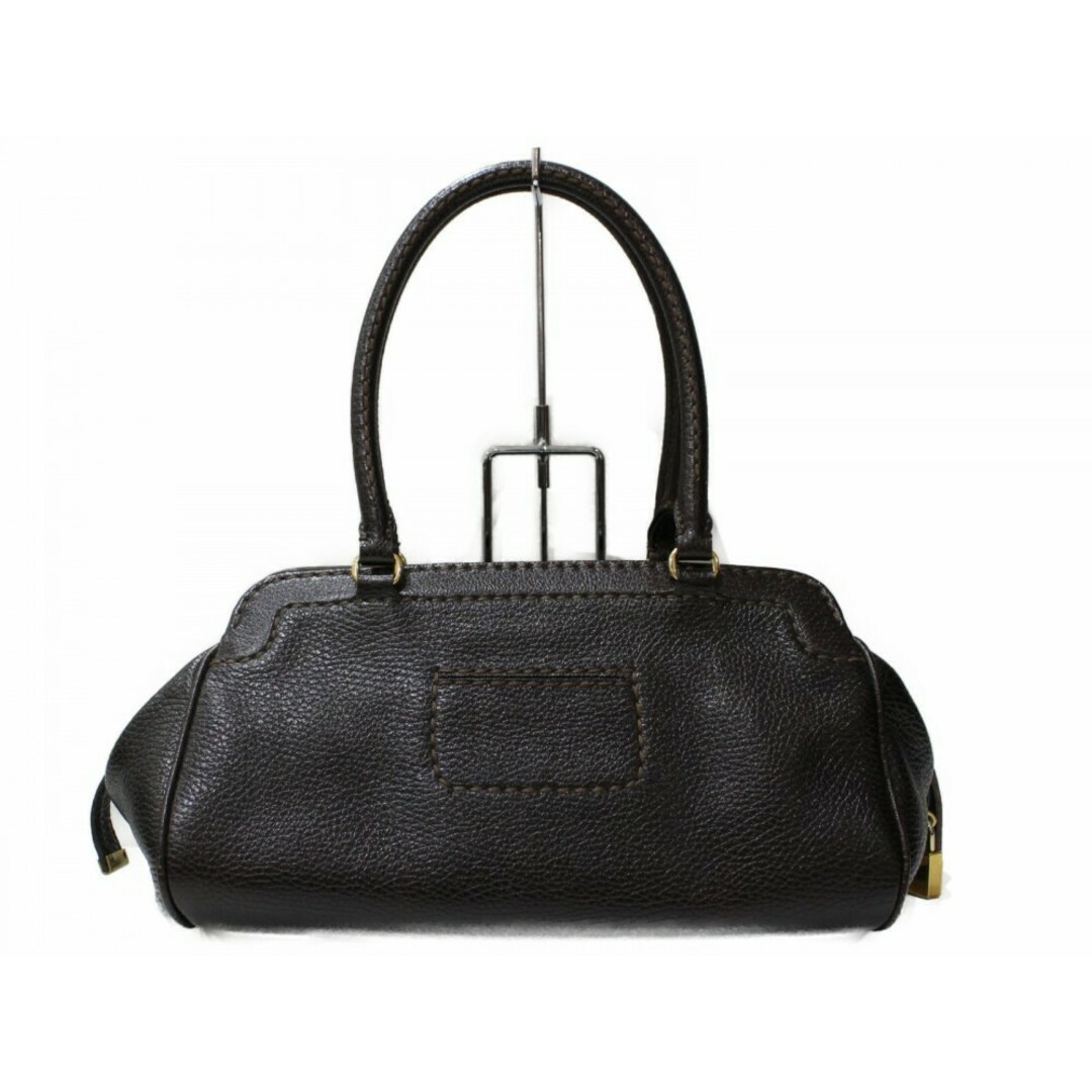 TOD'S - TOD'S トッズ レザーハンドバッグ ブラウン系 ダーク TOD'S - TOD'S トッズ レザーハンドバッグ ブラウン系 ダーク