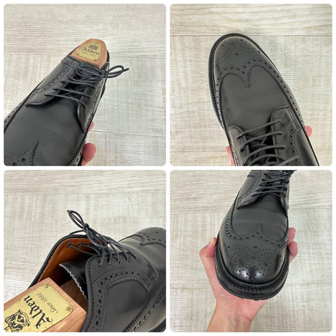 美品 ALDEN 9753C ロング ウィングチップ ドレス シューズ 7 D 美品 ALDEN 9753C ロング ウィングチップ ドレス シューズ 7 D
