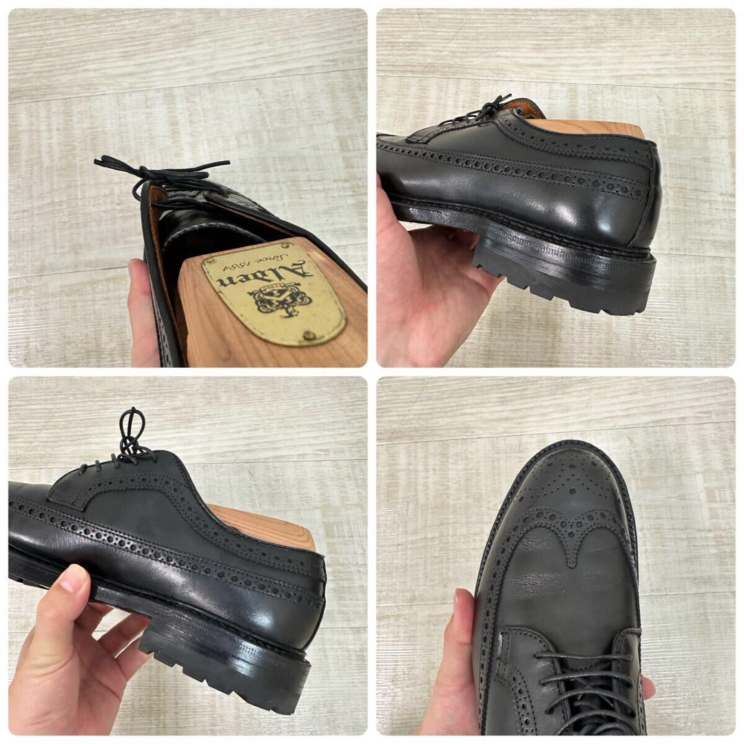 美品 ALDEN 9753C ロング ウィングチップ ドレス シューズ 7 D 美品 ALDEN 9753C ロング ウィングチップ ドレス シューズ 7 D