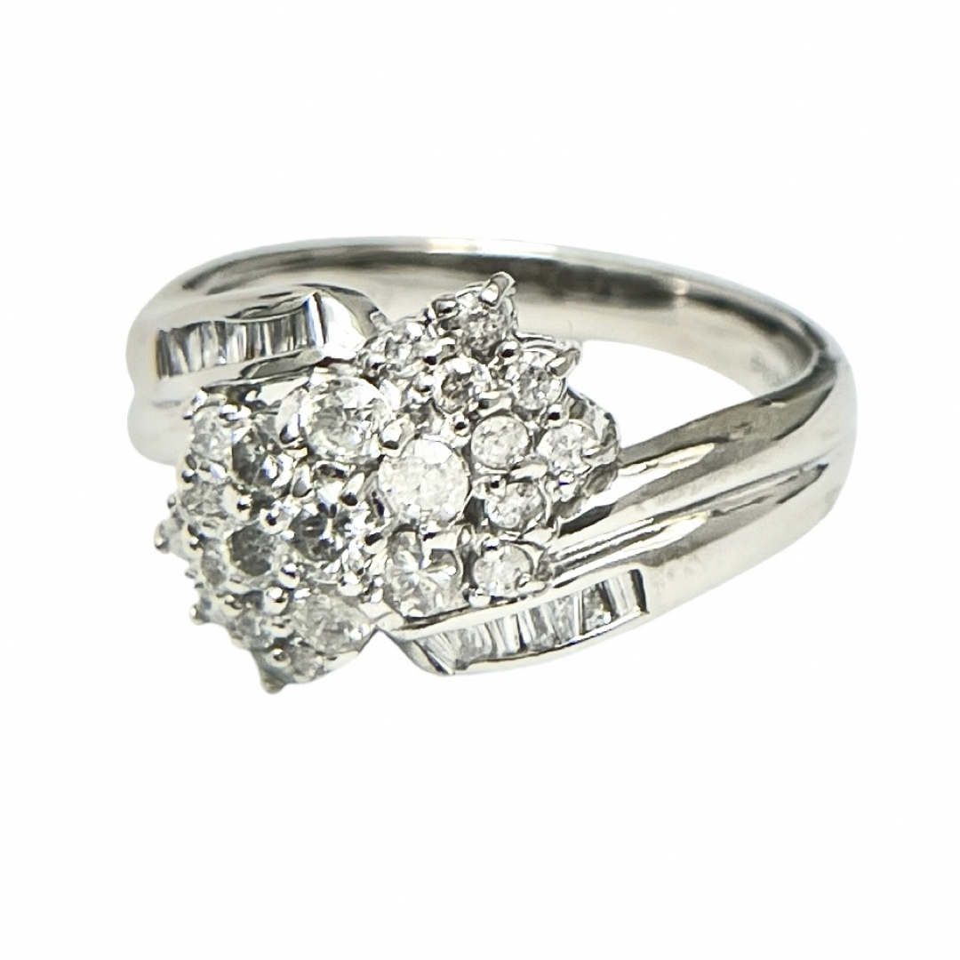 ダイヤ1カラットプラチナリング Pt900 ダイヤ1.00ct 重さ6.4g ダイヤ1カラットプラチナリング Pt900 ダイヤ1.00ct 重さ6.4g
