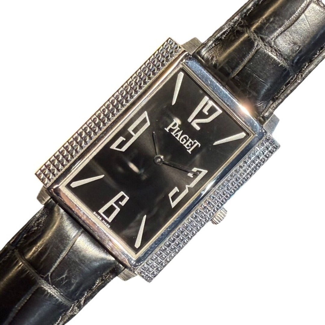 PIAGET - 　ピアジェ PIAGET ライムライト1967 ブラックタイ LM G0A30161 K18ホワイトゴールド メンズ 腕時計