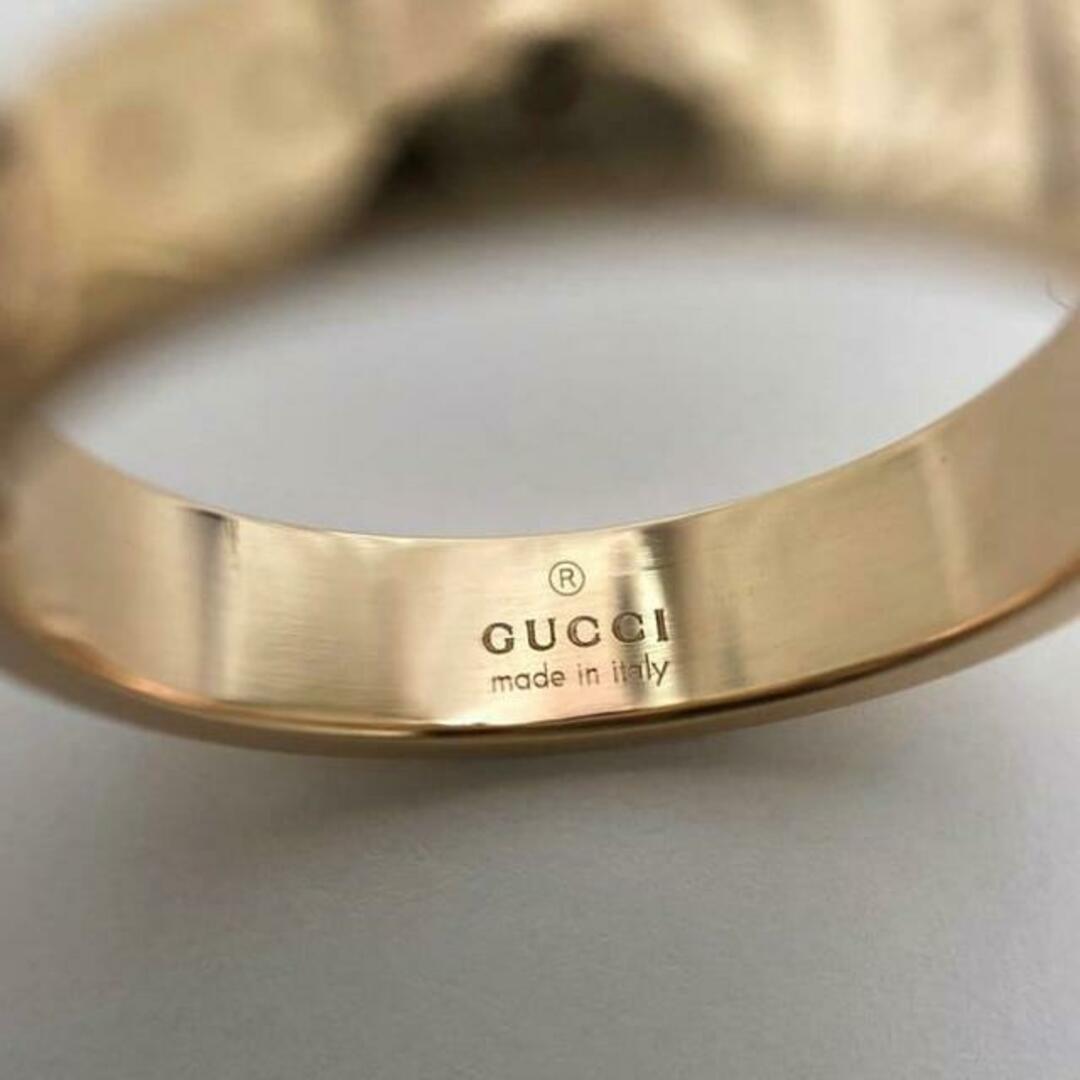 GUCCI - グッチ リング アイコンリング イエローゴールド YG GG GUCCI - グッチ リング アイコンリング イエローゴールド YG GG