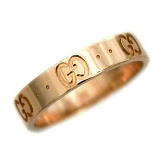 GUCCI - グッチ リング アイコンリング イエローゴールド YG GG GUCCI - グッチ リング アイコンリング イエローゴールド YG GG