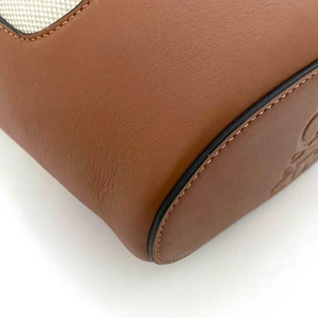 LOEWE - ロエベ ショルダーバッグ ブラウン ベージュ アナグラム LOEWE - ロエベ ショルダーバッグ ブラウン ベージュ アナグラム