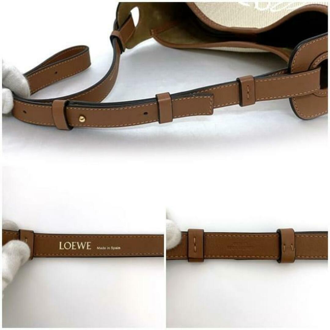 LOEWE - ロエベ ショルダーバッグ ブラウン ベージュ アナグラム LOEWE - ロエベ ショルダーバッグ ブラウン ベージュ アナグラム