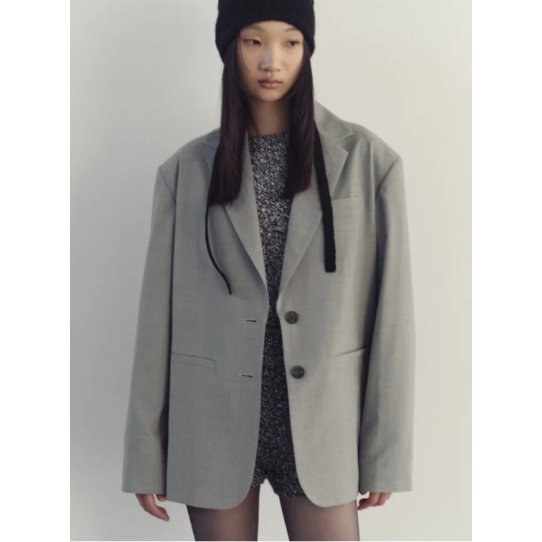 Rosary moon - rosarymoon Bucktail Knit Beanieの通販 by ange Rosary moon - rosarymoon Bucktail Knit Beanieの通販 by ange