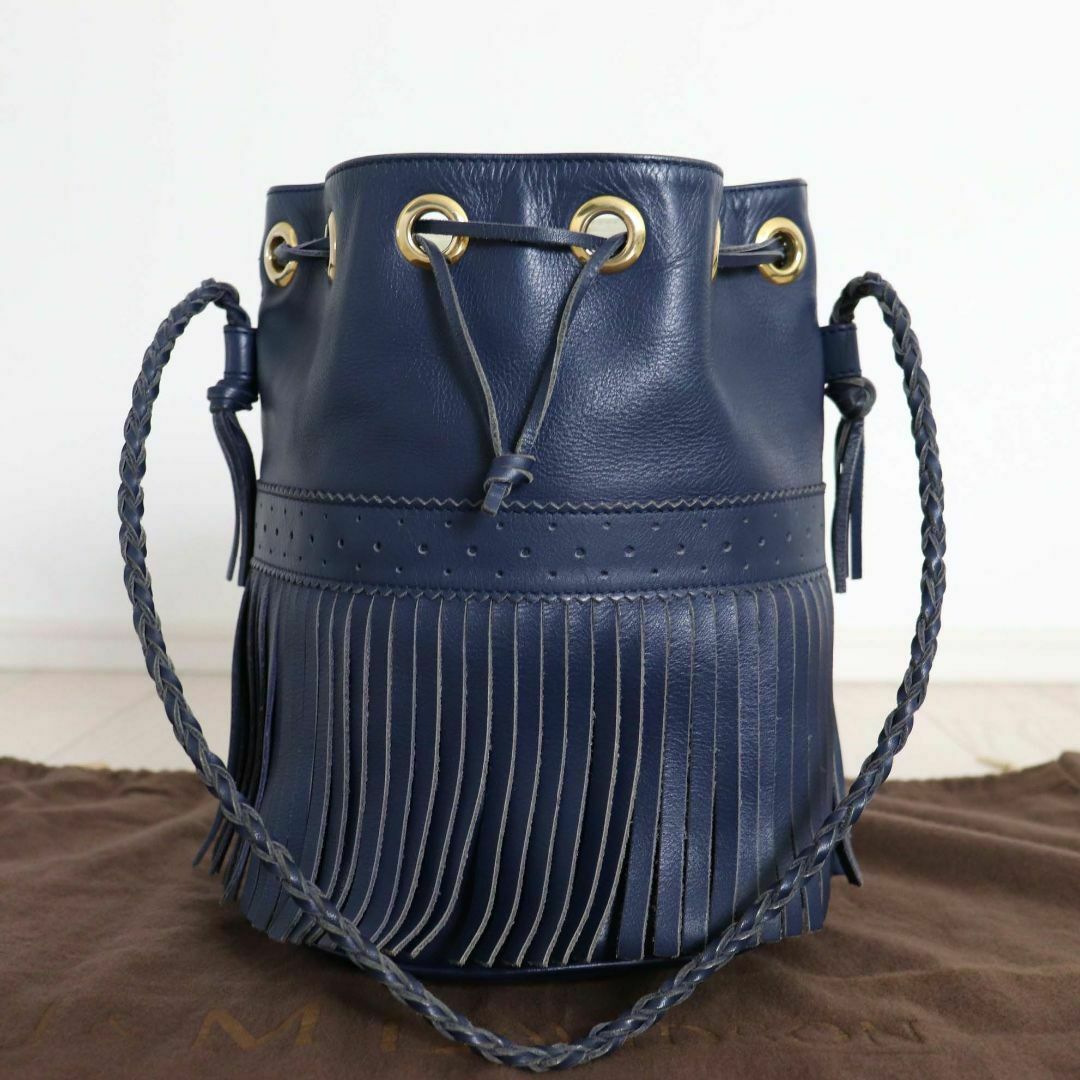 J&M DAVIDSON - J&M DAVIDSON カーニバル L レザー フリンジ ショルダー バッグ