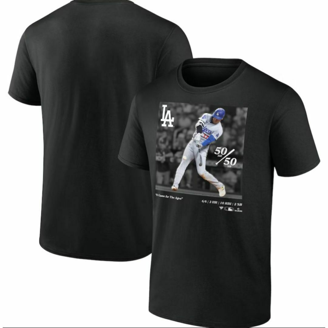 fanatic(ファナティック)の【50-50達成】MLB 大谷翔平 ドジャース エクスクルーシブ tシャツ メンズのトップス(Tシャツ/カットソー(半袖/袖なし))の商品写真