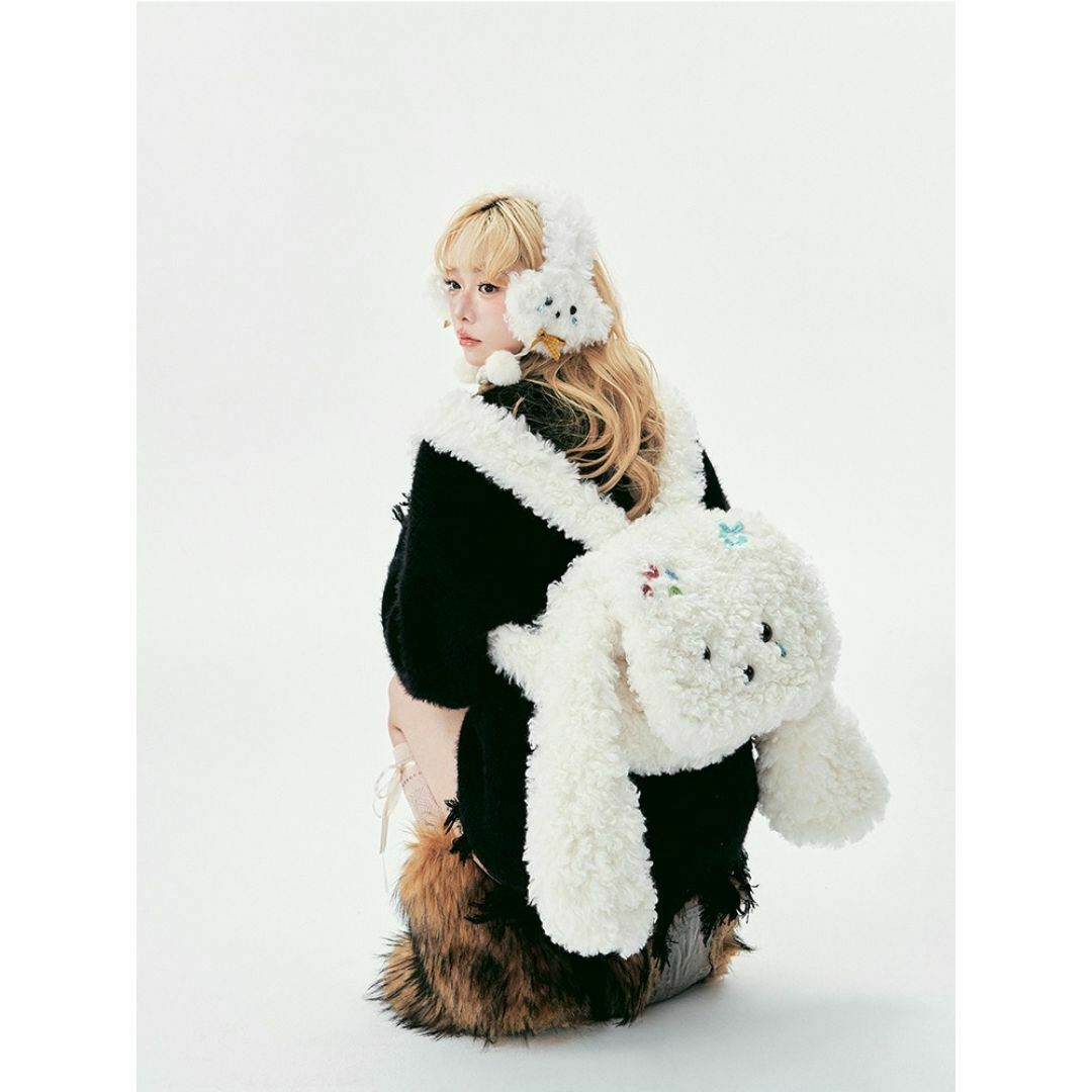 Candy Stripper - 杨二大梦 犬モチーフ ふわふわ ビッグ Candy Stripper - 杨二大梦 犬モチーフ ふわふわ ビッグ