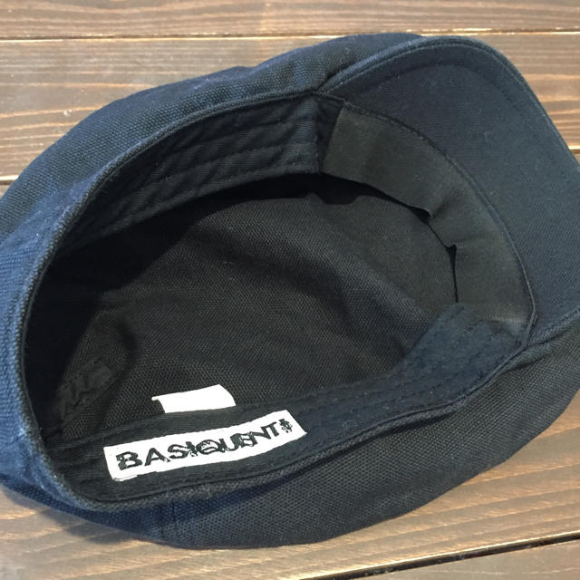 ベレー帽黒ブラック58.5cm メンズの帽子(ハンチング/ベレー帽)の商品写真
