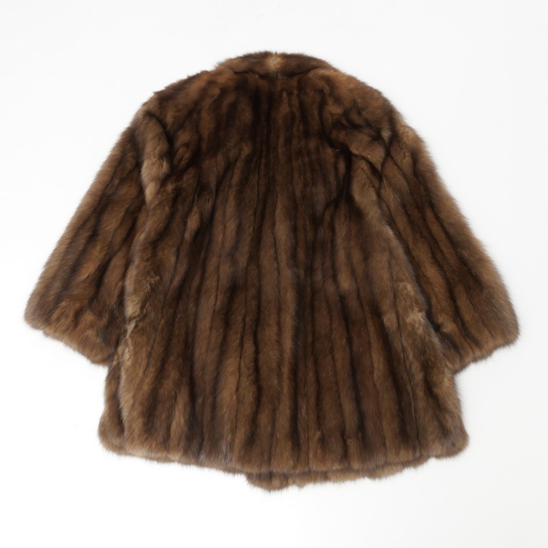 □美品□コート ロシアンセーブル ショールカラー ファーコート □美品□コート ロシアンセーブル ショールカラー ファーコート