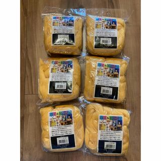 羊毛フェルト　フェルトつくり　色番25  各50g 6袋セット(生地/糸)