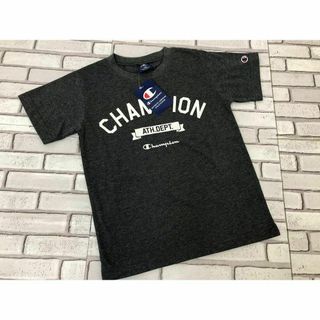 ⑭チャンピオン キッズ 半袖 Tシャツ 140㎝ ヘザーブラック
