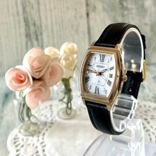 セイコー(SEIKO)の【希少】SEIKO ルキア 1B22-0CC0 チタン トノー 電波ソーラー(腕時計)