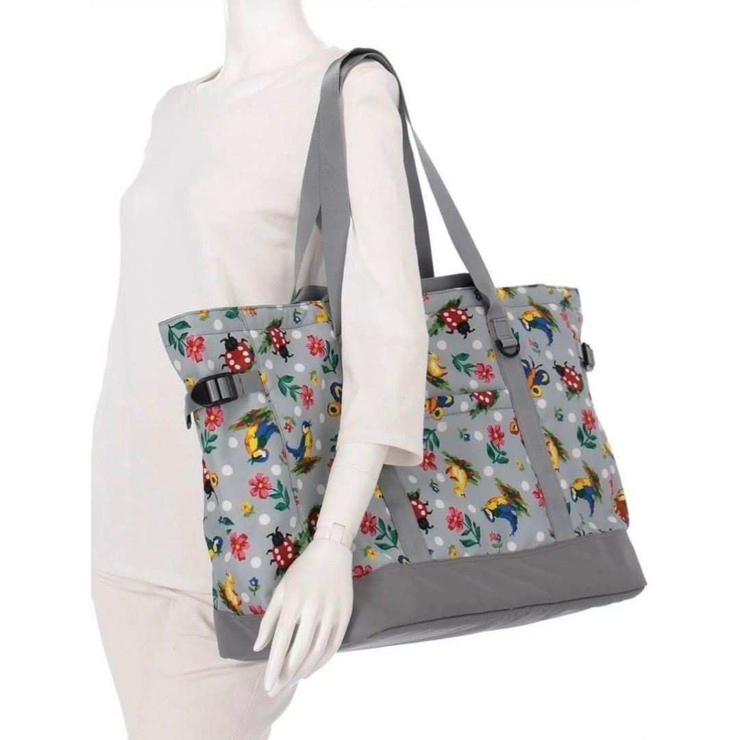 FEILER - ♡フェイラー♡ハイジドット キャリングケース♡グレー FEILER - ♡フェイラー♡ハイジドット キャリングケース♡グレー