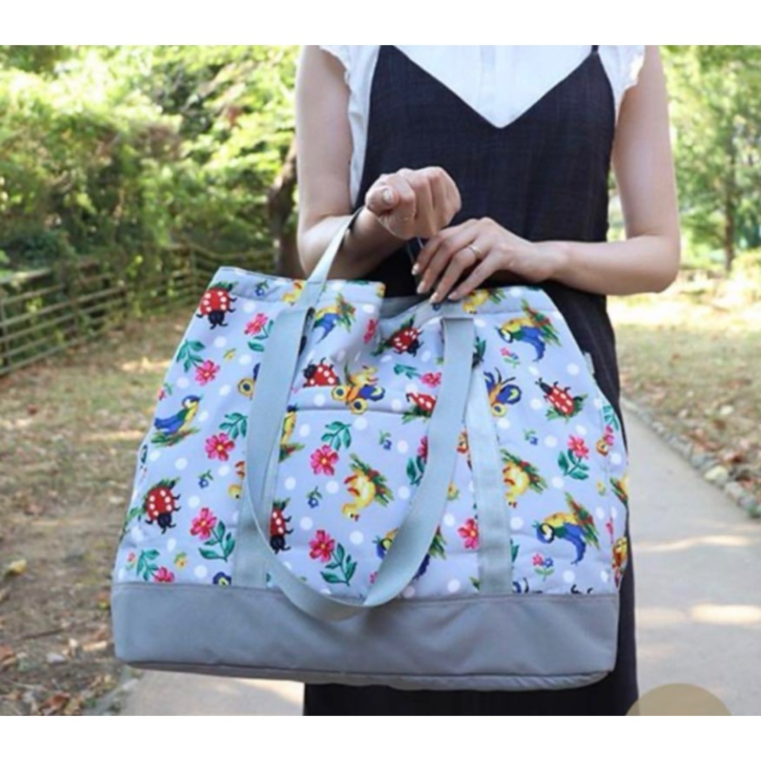 FEILER - ♡フェイラー♡ハイジドット キャリングケース♡グレー FEILER - ♡フェイラー♡ハイジドット キャリングケース♡グレー