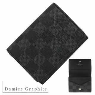 LOUIS VUITTON(名刺入れ/定期入れ ・ ブラック/黒色系)の LOUIS VUITTON(名刺入れ/定期入れ ・ ブラック/黒色系)の