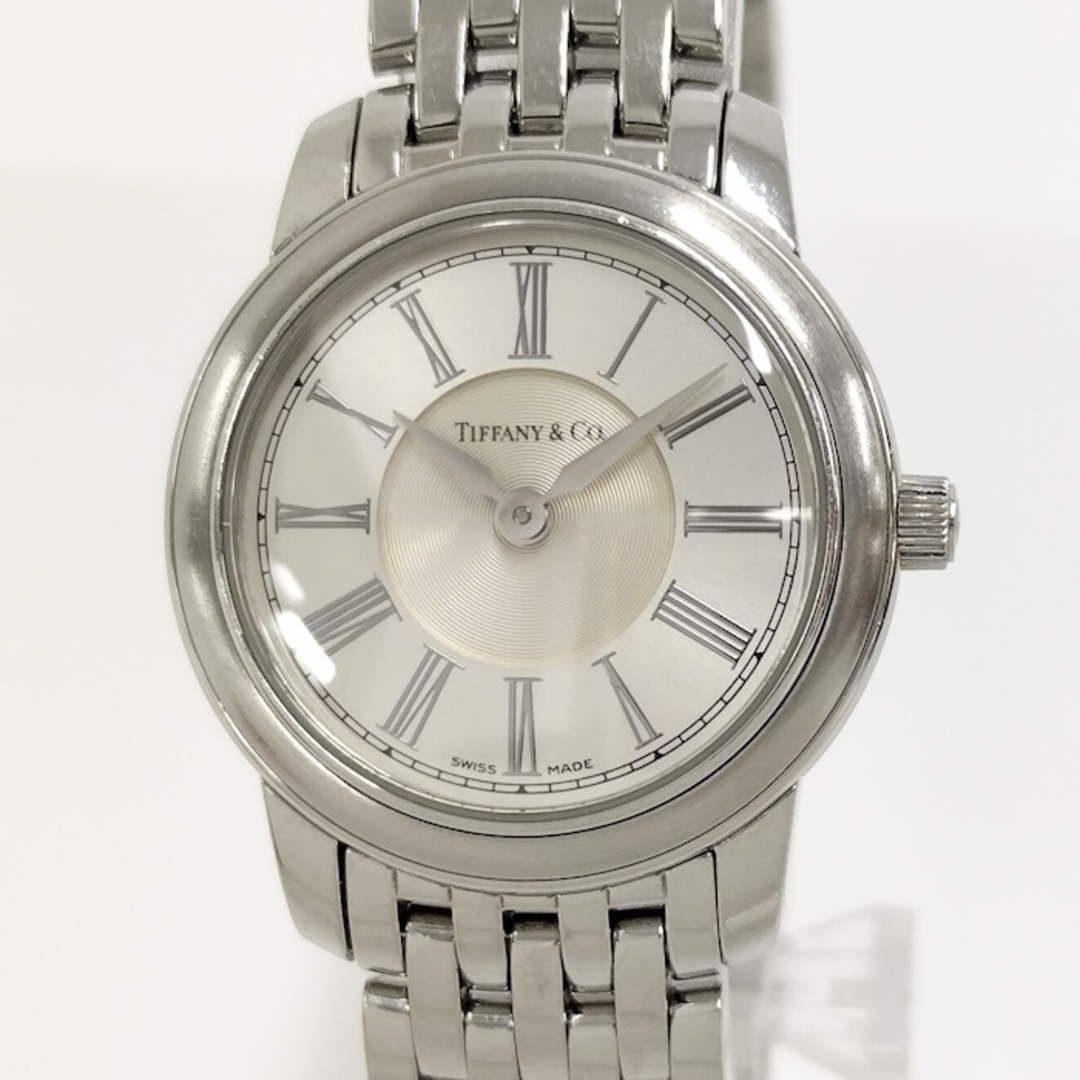 TIFFANY&Co. 腕時計 マークラウンド クオーツ SS シルバー文字盤 TIFFANY&Co. 腕時計 マークラウンド クオーツ SS シルバー文字盤