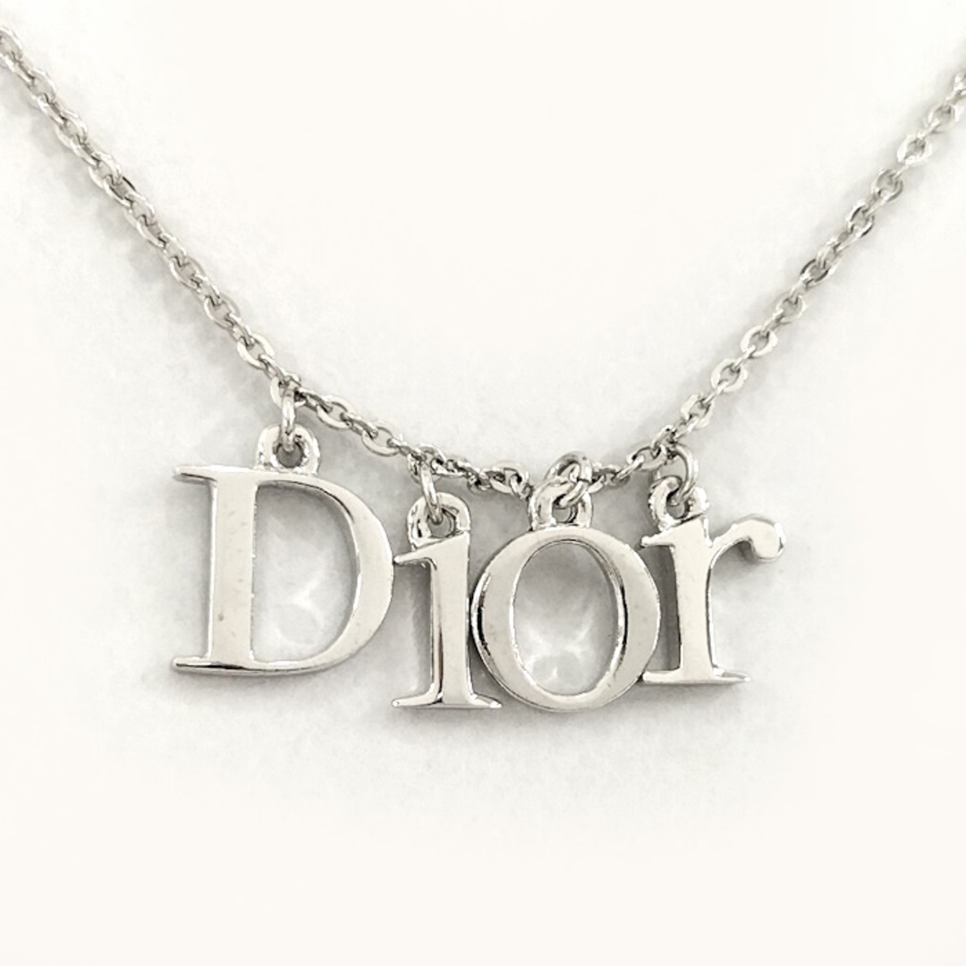 上品スタイル Christian Dior - Christian Dior ネックレス ロゴ アクセサリー ネックレス(トップつき)