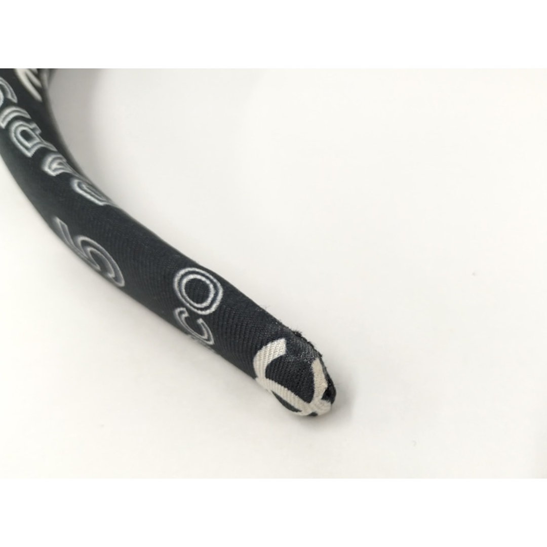 CHANEL - CHANEL カチューシャ ココマーク ロゴ ブラックの通販 CHANEL - CHANEL カチューシャ ココマーク ロゴ ブラックの通販