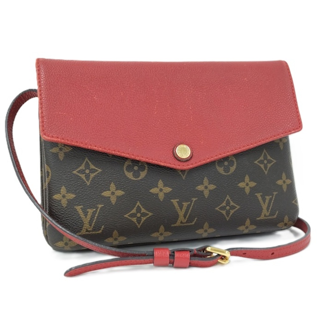 LOUIS VUITTON - LOUIS VUITTON トワイス ショルダーバッグ モノグラム スリーズ