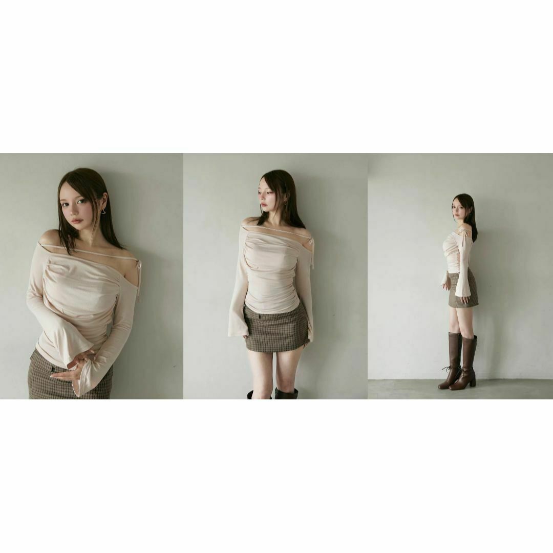 Bubbles - アンドマリー Andmary Vanessa ribbon tops blackの Bubbles - アンドマリー Andmary Vanessa ribbon tops blackの