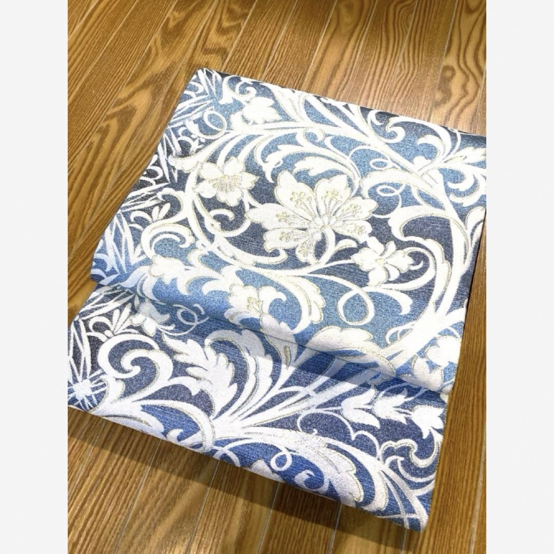 西陣袋帯【7403】お太鼓柄 新品 未仕立 正絹 高級西陣織 - 着物 西陣袋帯【7403】お太鼓柄 新品 未仕立 正絹 高級西陣織 - 着物