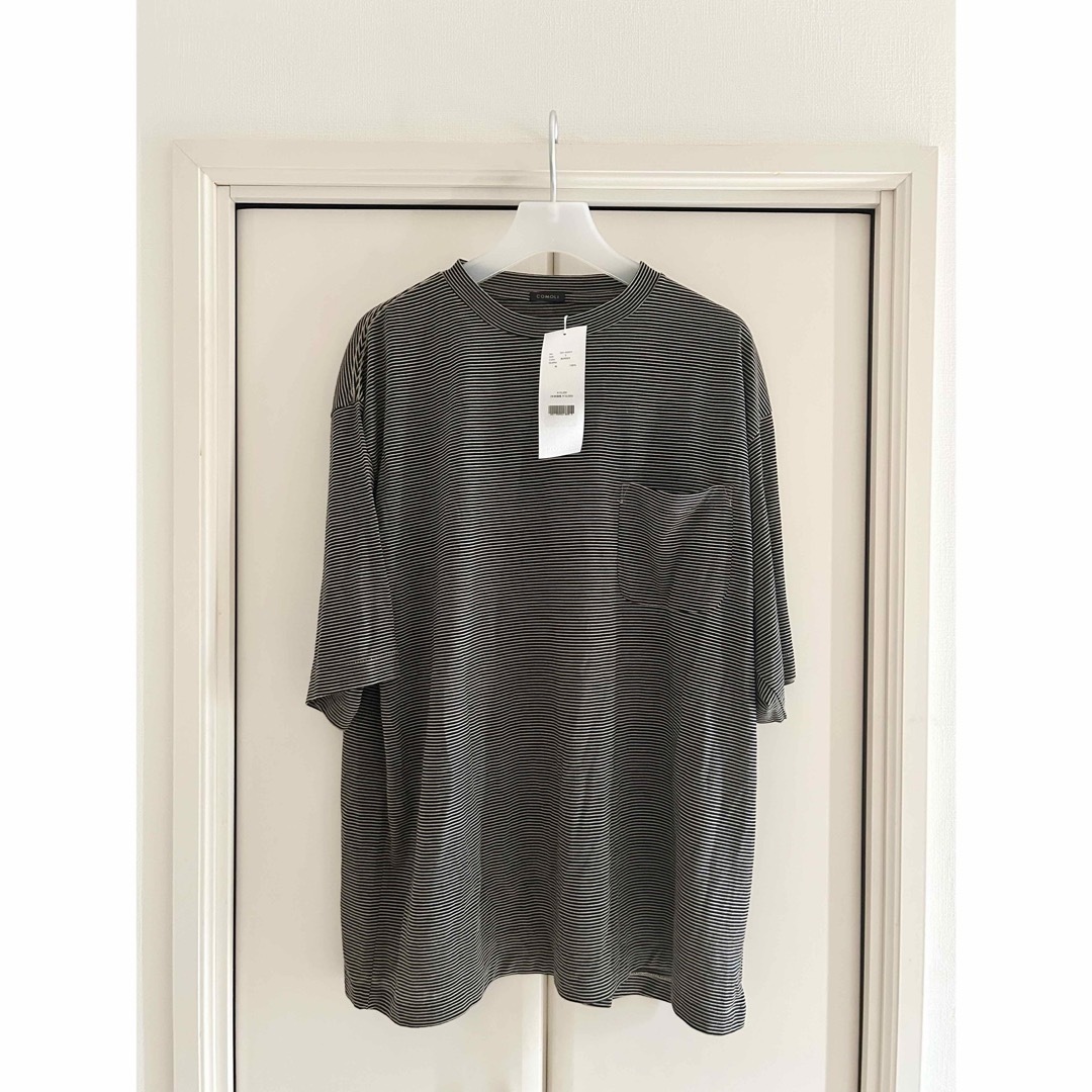 Comoli サマーウール 半袖 Tシャツ Border サイズ3 Comoli サマーウール 半袖 Tシャツ Border サイズ3
