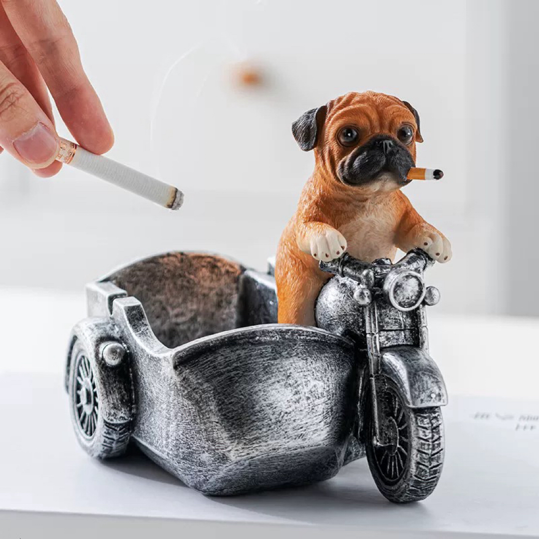 パグ犬 陶器製 置物 (犬の置物 パグ雑貨 pug置物 癒し かわいい パグ犬 陶器製 置物 (犬の置物 パグ雑貨 pug置物 癒し かわいい