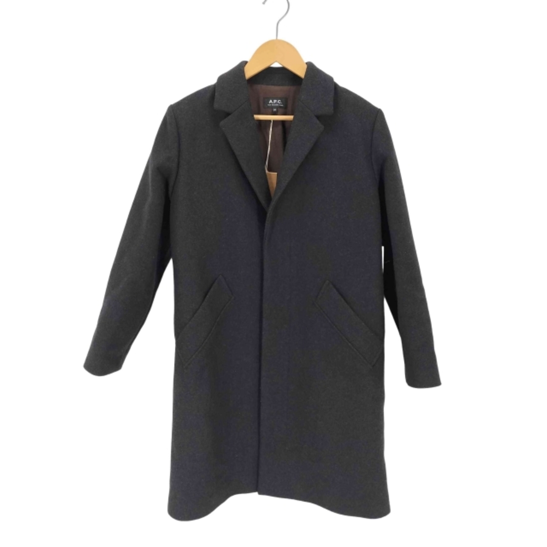 A.P.C - A.P.C.(アーペーセー) メルトンチェスターコート メンズ A.P.C - A.P.C.(アーペーセー) メルトンチェスターコート メンズ