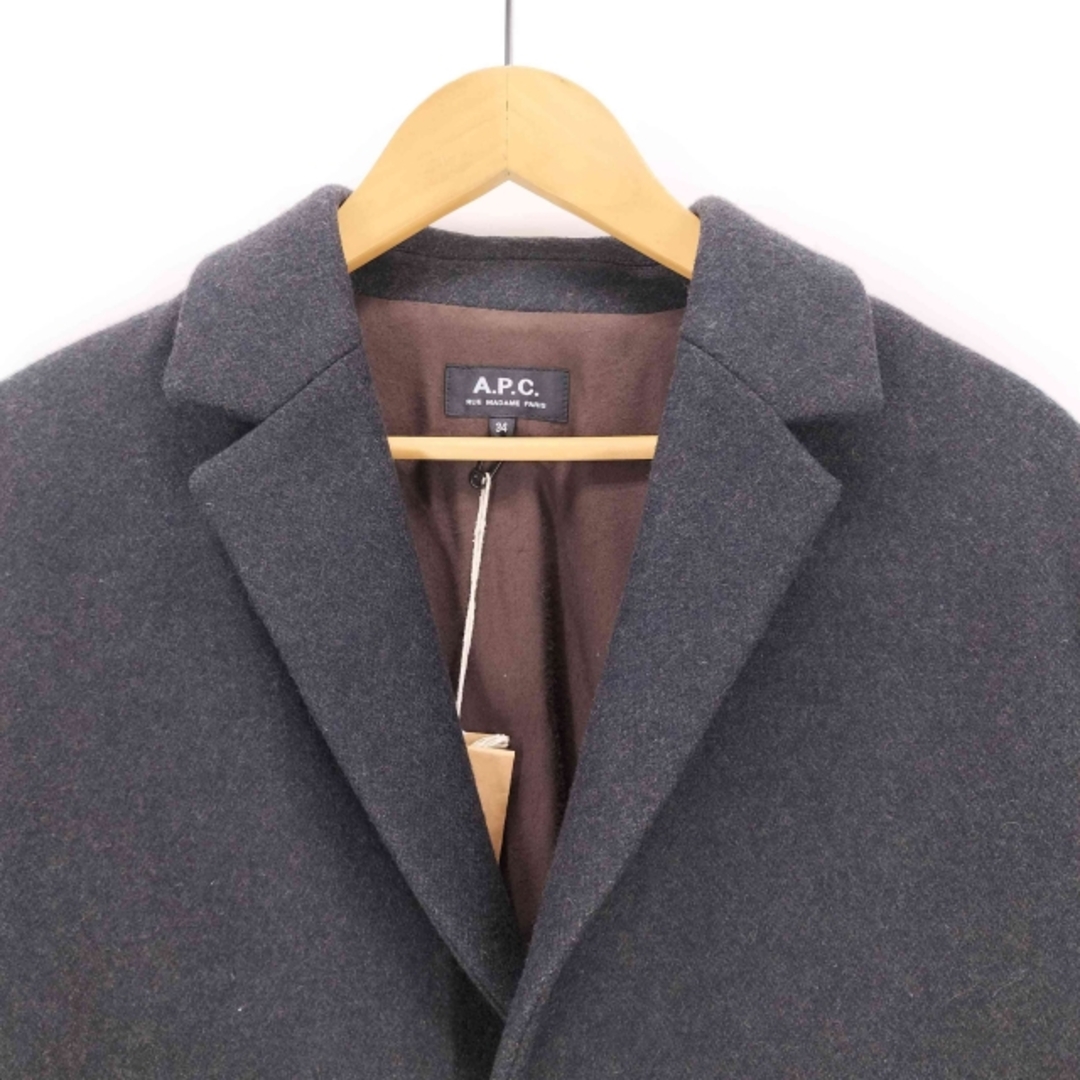 A.P.C - A.P.C.(アーペーセー) メルトンチェスターコート メンズ A.P.C - A.P.C.(アーペーセー) メルトンチェスターコート メンズ