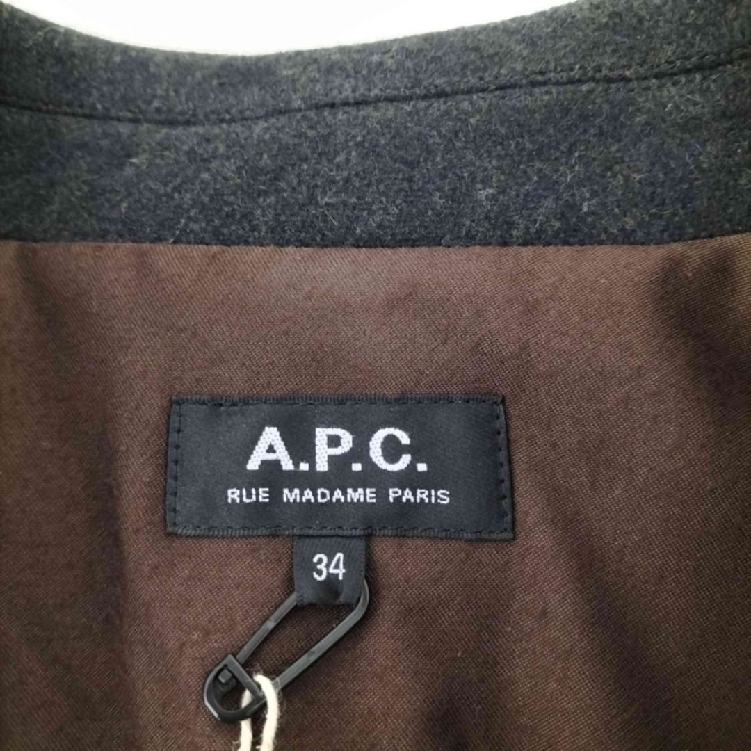 A.P.C - A.P.C.(アーペーセー) メルトンチェスターコート メンズ A.P.C - A.P.C.(アーペーセー) メルトンチェスターコート メンズ