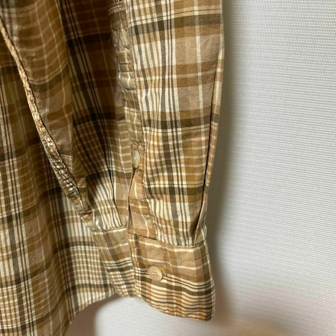 パパス　Papas WORLD TOUR Mサイズ　コットン　チェック　シャツ メンズのトップス(シャツ)の商品写真