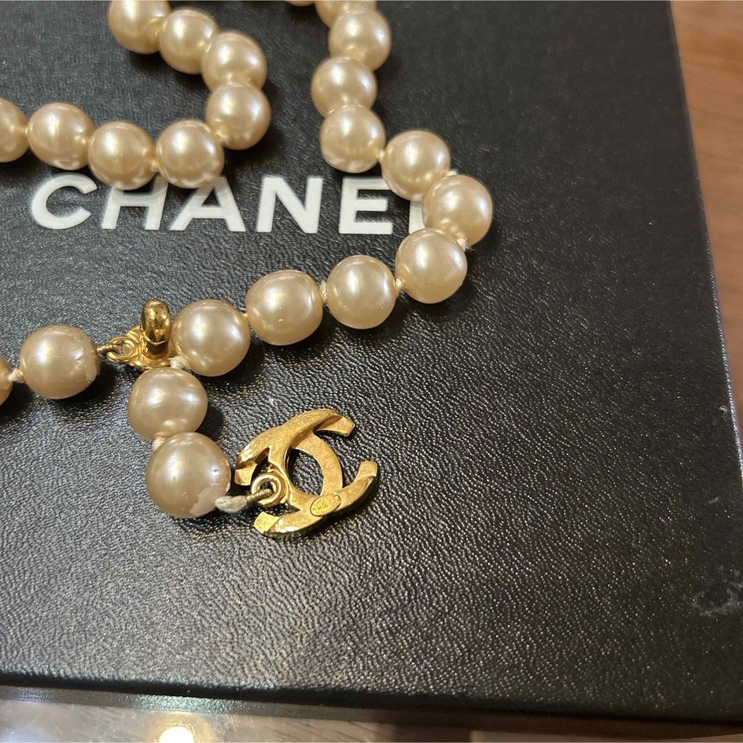 CHANEL - CHANEL パール ネックレス ヴィンテージ 正規品の通販 CHANEL - CHANEL パール ネックレス ヴィンテージ 正規品の通販