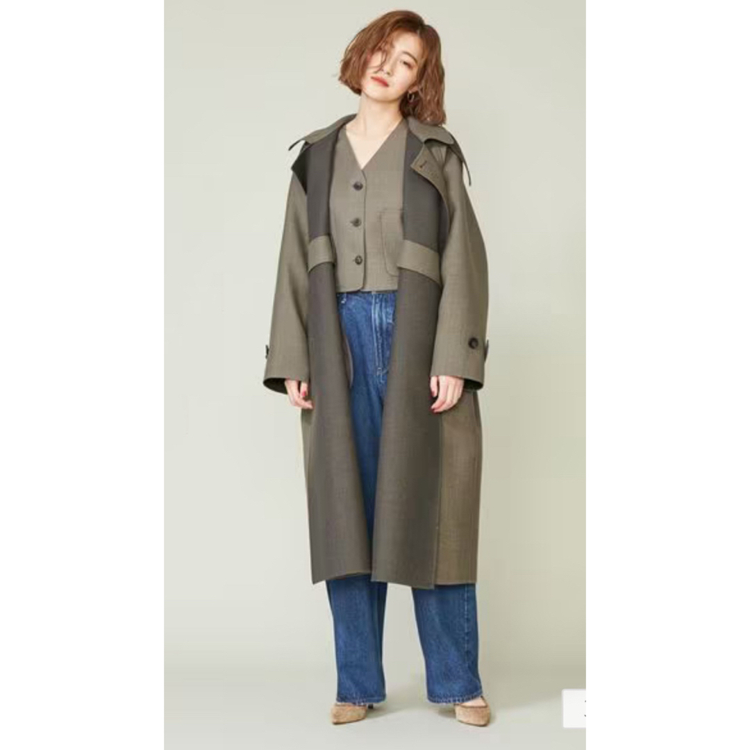 UNITED ARROWS - 専用 conteコンテ リバー バルカラーコート UNITED ARROWS - 専用 conteコンテ リバー バルカラーコート