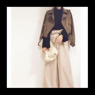 ザラ(ZARA)のZARA フェイクスウェードライダース(ライダースジャケット)