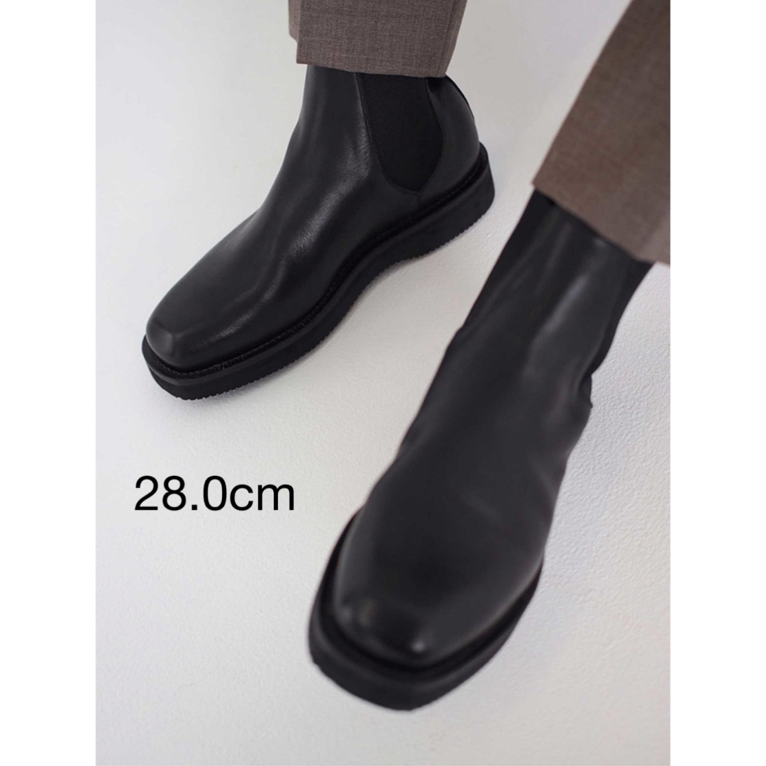 AURALEE - 【AURALEE】LEATHER SQUARE BOOTS 28.0cmの通販 by AURALEE - 【AURALEE】LEATHER SQUARE BOOTS 28.0cmの通販 by