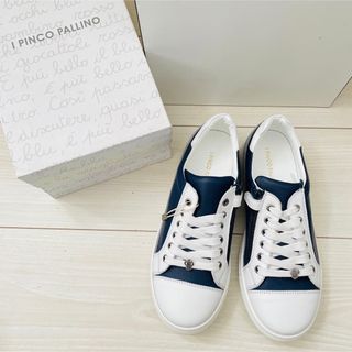 I PINCO PALLINO - 新品 イピンコパリーノ 37 スニーカー レザー I PINCO PALLINO - 新品 イピンコパリーノ 37 スニーカー レザー