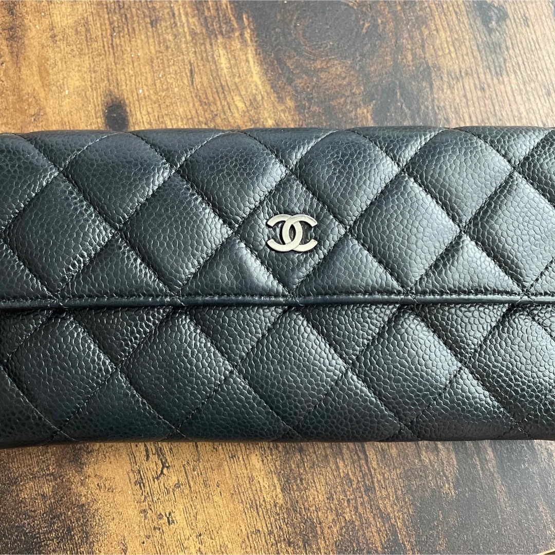 CHANEL - CHANEL キャビアスキン長財布