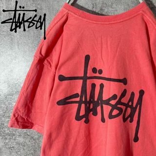 ステューシー(STUSSY)の[大人気]　ステューシー　Tシャツ　プリント◎　ストックロゴ　存在感◎　ド定番(Tシャツ/カットソー(半袖/袖なし))