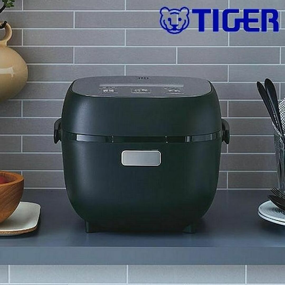 タイガー☆ 炊飯器 3合 おしゃれ 早炊き 玄米 低温調理 TIGERの タイガー☆ 炊飯器 3合 おしゃれ 早炊き 玄米 低温調理 TIGERの