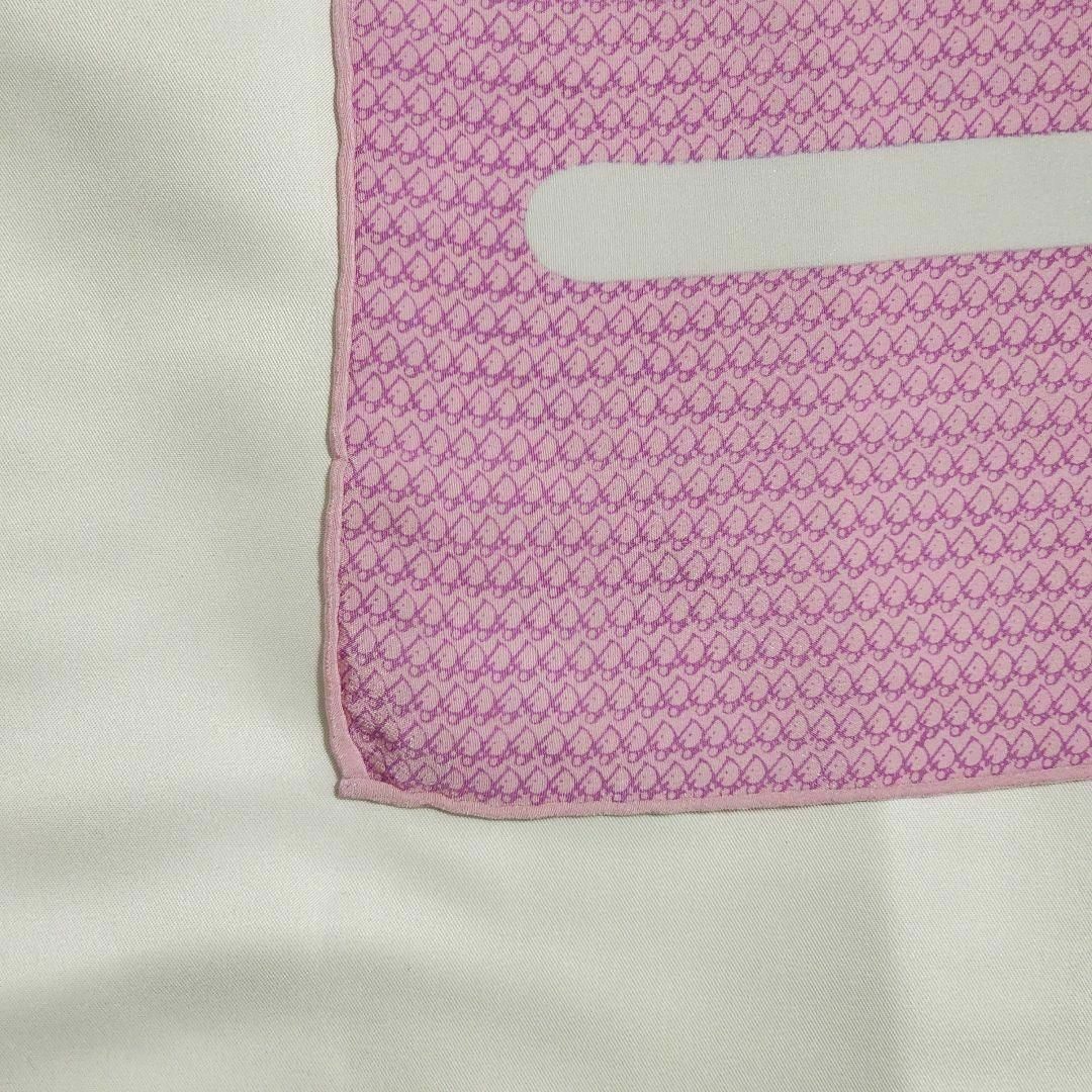 ☆Dior☆ スカーフ トロッター Dモチーフ シルク ペールピンク ☆Dior☆ スカーフ トロッター Dモチーフ シルク ペールピンク