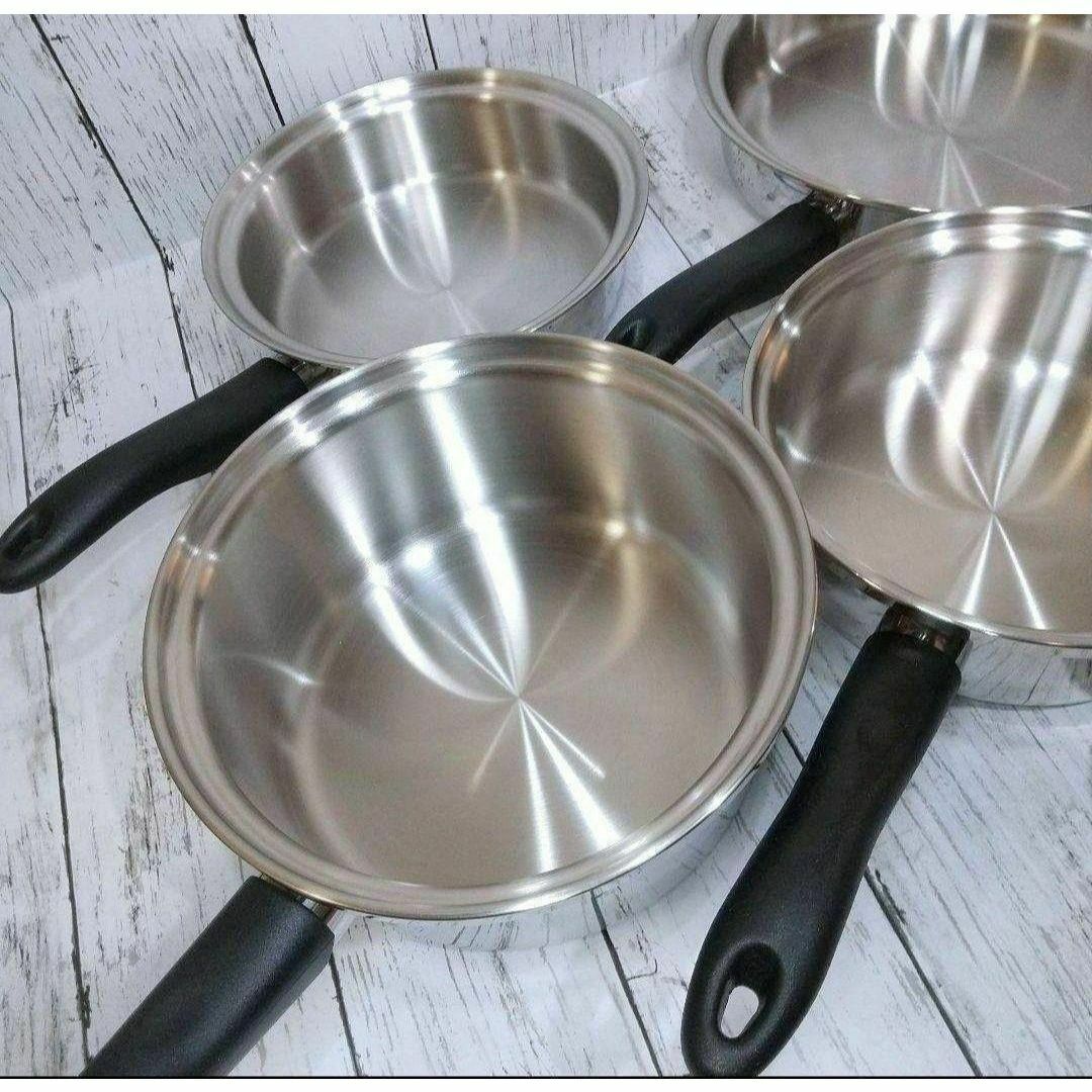 IH対応品 2023年製 アムウェイ ソースパン フライパン 5個セット @ IH対応品 2023年製 アムウェイ ソースパン フライパン 5個セット @